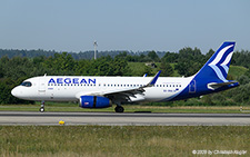 Airbus A320-232 | SX-DNA | Aegean Airlines  |  This Airbus A320 of Aegean Airlines is seen here operating flight AEA3448 from Heraklion to Zurich. | Z&UUML;RICH (LSZH/ZRH) 08.08.2025