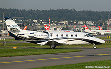 Textron Cessna 560XLS+ Citation Excel | OK-WND | untitled (Aeropartner)  |  This Textron Citation Excel is taxing towards runway 32 in Zurich for its flight to Cluj-Napoca | Z&UUML;RICH (LSZH/ZRH) 09.08.2025