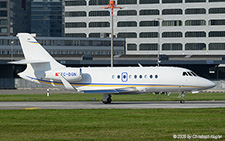 Dassault Falcon 2000LXS | TC-DGN | untitled (Milta Air)  |  This Dassault Falcon 2000 is entering runway 14 for its flight to Bodrum | Z&UUML;RICH (LSZH/ZRH) 09.08.2025