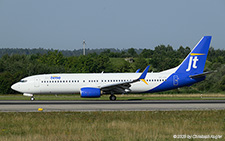 Boeing 737-8KN | OY-JYA | JetTime  |  This Boeing 737-800 of Jettime is being leased to SAS Scandinavian Airlines System since MAY2025 and as such is seen here arriving from Copenhagen. | Z&UUML;RICH (LSZH/ZRH) 14.08.2025