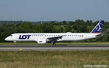 Embraer ERJ-195-E2 | SP-LEB | LOT Polish Airlines  |  The Embraer ERJ-195 E2 of LOT Polish Airlines are frequent visitors to Zurich.  | Z&UUML;RICH (LSZH/ZRH) 14.08.2025