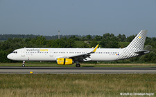 Airbus A321-231 | EC-MQB | Vueling Airlines  |  This Airbus A321 of Vueling is one of 22 aircraft of this type in service with the Spanish airline. It is seen here arriving from Barcelona. | Z&UUML;RICH (LSZH/ZRH) 14.08.2025