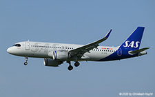 Airbus A320-251n | EI-SCD | SAS Scandinavian Airlines System (SAS Connect)  |  The Irish subsidiary of SAS Scandinavian Airlines System is operating a total of 32 Airbus A320neo. Here, one of them is seen arriving from Stockholm. | Z&UUML;RICH (LSZH/ZRH) 15.08.2025