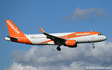 Airbus A320-214 | G-EJCO | easyJet UK  |  This Airbus A320 of easyJet UK is operating flight EZY6323 from London-Gatwick to Zurich. It is seen here approaching runway 14 in Zurich. | Z&UUML;RICH (LSZH/ZRH) 02.09.2025
