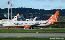 Boeing 737-8H6 | UR-SQC | SkyUp Airlines  |  A cloud prevented better images of this Boeing 737-800 of SkyUp Airlines.  | Z&UUML;RICH (LSZH/ZRH) 15.09.2025