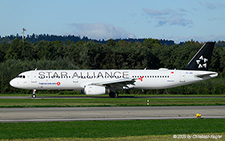 Airbus A321-231 | TC-JRS | Turkish Airlines  |  Turkish Airlines operates no less than 10 Airbus A321 in Star Alliance colours. Here, one of them is cpatured leaving runway 14 in Zurich after its flight from Istanbul | Z&UUML;RICH (LSZH/ZRH) 15.09.2025