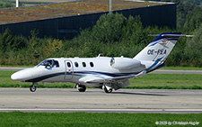 Textron Citation M2 | OE-FEA | untitled (Airlink)  |  This Textron Cessna M2 of Airlink is seen here arriving from Salzburg. The arrival time of 10:11 LT meant that the light on the runway 14 was no longer ideal for photography. | Z&UUML;RICH (LSZH/ZRH) 15.09.2025