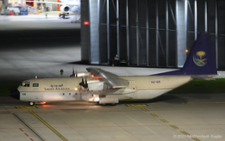 Lockheed L.100-30 | HZ-128 | Saudi Arabian Airlines  |  Despite its civil look, the aircraft is maintained by the Royal Saudi Air Force with also has a considerable fleet of C-130 Hercules.  | Z&UUML;RICH (LSZH/ZRH) 17.09.2025