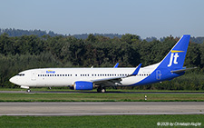 Boeing 737-8U3 | OY-JZO | JetTime  |  This Boeing 737-800 of JetTime is operating the flight SAS601 from Copenhagen to Zurich on behalf of Scandinavian Airlines System.  | Z&UUML;RICH (LSZH/ZRH) 18.09.2025