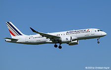 Airbus A220-300 | F-HZUH | Air France  |  Air France operates a total of 47 Airbus A220-300, replacing the Airbus A318 and Airbus A319 aircraft. This aircraft is seen here approaching runway 14 in Zurich as flight AFR1614. | Z&UUML;RICH (LSZH/ZRH) 18.09.2025