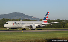 Boeing 787-9 | N843AN | American Airlines  |  This Boeing 787-9 is seen here just after landing on runway 14 in Zurich thus completing flight AAL92 from Philadelphia. | Z&UUML;RICH (LSZH/ZRH) 18.09.2025
