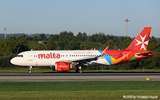 Airbus A320-271n | 9H-NEO | Air Malta  |  This is the first Airbus A320neo which was delivered to Air Malta. It is seen here arriving as flight KMM492 from Malta and is exiting runway 14 at the first possibility. | Z&UUML;RICH (LSZH/ZRH) 18.09.2025
