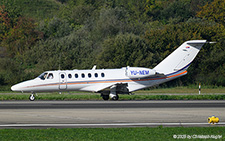 Cessna 525B CitationJet CJ3 | YU-NEM | untitled (Flyus)  |  This Cessna CitationJet CJ3 is the first aircraft of Flyus. It was previously registered in Germany as D-CEMS. After a lengthy stay at Mo&uml;nchengladbach, the aircraft was flown on 21AUG2024 to Belgrade.  | Z&UUML;RICH (LSZH/ZRH) 19.09.2025