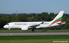 Airbus A220-100 | LZ-VIE | Bulgaria Air  |  Bulgaria Air is only operating two Airbus A220-100. Here LZ-VIE is captured vacating runway 14 in Zurich.  | Z&UUML;RICH (LSZH/ZRH) 19.09.2025