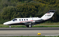 Textron Citation M2 | F-HGRI | untitled (Valljet)  |  The French operator Valljet has a fleet of 22 business jets. Here F-HGRI, a Textron Citation M2, is seen vacating runway 14 in Zurich after its flight from Paris Le Bourget. | Z&UUML;RICH (LSZH/ZRH) 19.09.2025