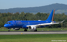 Airbus A220-300 | EI-HHI | ITA Airways  |  This Airbus A220-300 was initially delivered to ITA Airways in an all whtie scheme with large 