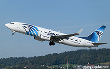 Boeing 737-866 | SU-GEE | Egyptair  |  This Boeing 737-800 of Egyptair is one of 30 aircraft of this type operated by the Egyptian state carrier.  | Z&UUML;RICH (LSZH/ZRH) 20.09.2025