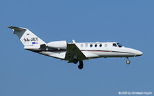 Cessna 525A CitationJet CJ2 | 9A-JET | untitled (Air Pannonia)  |  This Cessna 525A CitationJet CJ2 of Air Pannonia is seen here arriving from Salzburg. | Z&UUML;RICH (LSZH/ZRH) 02.10.2025