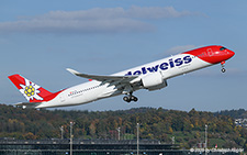 Airbus A350-941 | HB-IHB | Edelweiss Air  |  This Airbus A350 of Edelweiss Air is seen here departing runway 16 in Zurich bound for Las Vegas as flight EDW2. | Z&UUML;RICH (LSZH/ZRH) 18.10.2025