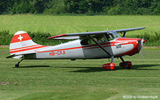 Cessna 170A | HB-CKA | private  |  This Cessna 170A has just arrived from Speck Fehraltorf. | LSZO 14.06.2025