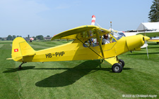 Piper PA-18-125 Super Cub | HB-PHP | private  |  This Piper PA-18 from Lommis was one of the last aircraft to arrive. | LSZO 14.06.2025