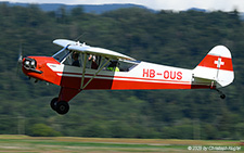 Piper L-4H Grasshopper | HB-OUS | private (Farner Aviation)  |  This Piper L-4H Grasshopper made serveral pleasure flights out of Biel. | LSZP 31.08.2025
