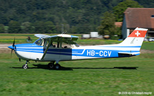 Reims/Cessna F172M | HB-CCV | untitled  |  This Cessna 172 retains its classic look and still has the lark logo painted in the tail. | LSZP 31.08.2025