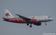 Airbus A319-111 | RA-73216 | Rossiya Russian Airlines  |  This Airbus A319 was painted in Russian Sports special colours in MAY2018, when it was still registered as VQ-BCP. In MAR2022, the aircraft was re-registered as RA-73216. | ANTALYA (LTAI/AYT) 10.05.2025