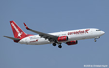 Boeing 737-85R | 9H-CXA | Corendon Airlines Europe  |  This Boeing 737-800 was painted in 1. FC Nürnberg special colours until APR2025. Now it is still painted using the airlines' previous colour scheme | ANTALYA (LTAI/AYT) 11.05.2025