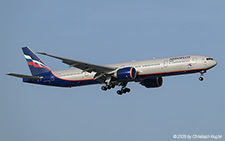 Boeing 777-300ER | RA-73158 | Aeroflot  |  This Boeing 777-300 is seen here arriving from Moscow-Sheremetjevo. It also carries a sticker 