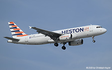 Airbus A320-232 | LY-CCK | Heston Airlines  |  This Airbus A320 of Heston Airlines is operating Animawings' flight AWG4220 from Bucharest to Antalya. | ANTALYA (LTAI/AYT) 12.05.2025