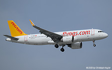 Airbus A320-251n | TC-NCB | Pegasus Airlines  |  This Airbus A320neo of Pegasus Airlines is captured approaching Antalya thus completing its flight PGT5552 from Pristina. | ANTALYA (LTAI/AYT) 12.05.2025