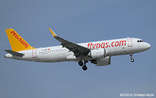 Airbus A320-251n | TC-NCN | Pegasus Airlines  |  This Airbus A320neo only had to make a short hop from Ercan to Antalya. Flying time was only 0:39 hours. | ANTALYA (LTAI/AYT) 12.05.2025