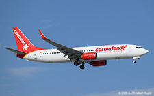 Boeing 737-82R | TC-TJR | Corendon Airlines  |  This Boeing 737-800 of Corendon Airlines is seen here arriving from St. Petersburg as flight CAI8946.The flying time was 3:50 hours. | ANTALYA (LTAI/AYT) 14.05.2025