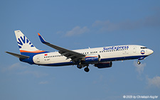 Boeing 737-8U3 | TC-SPT | SunExpress  |  Another early morning arrival shot of an aircraft departing in the middle of the night at Cologne. | ANTALYA (LTAI/AYT) 14.05.2025