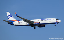 Boeing 737-82R | TC-SPJ | SunExpress  |  This Boeing 737-800 of SunExpress is captured approaching runway 36C at Antalya, thus completing its flight SXS497 from Tallinn. | ANTALYA (LTAI/AYT) 15.05.2025