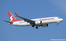 Boeing 737 MAX 8 | TC-GRJ | Southwind Airlines  |  This Boeing 737 MAX 8 is arriving in Antalya after a long flight from Arkhangelsk. | ANTALYA (LTAI/AYT) 15.05.2025