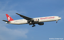 Boeing 777-312 | TC-GRV | Southwind Airlines  |  This Boeing 777-300 of Southwind made funny noises when approaching Antalya from Yekaterinburg. The aircraft landed safely, but remained on the ground for four days. | ANTALYA (LTAI/AYT) 15.05.2025