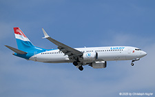 Boeing 737 MAX 8 | LX-LBL | Luxair  |  Luxair operates two Boeing 737 MAX 8, one of them is seen here arriving from Luxembourg as flight LGL835. | ANTALYA (LTAI/AYT) 15.05.2025